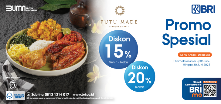 Promo Spesial PUTU MADE