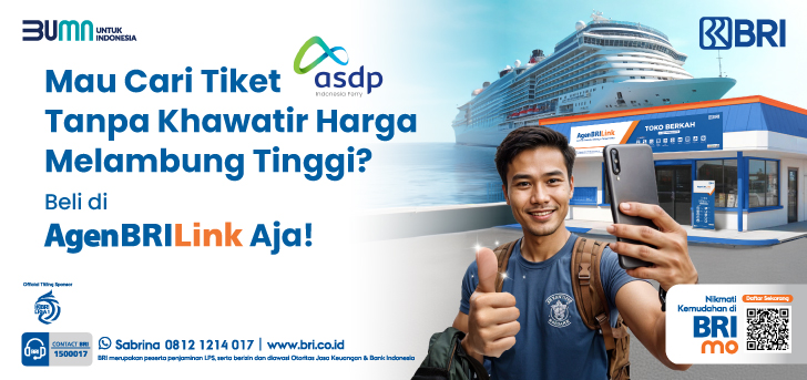 Pembelian Tiket Kapal ASDP Melalui AgenBRILink: Dekat, Cepat & Bermanfaat!