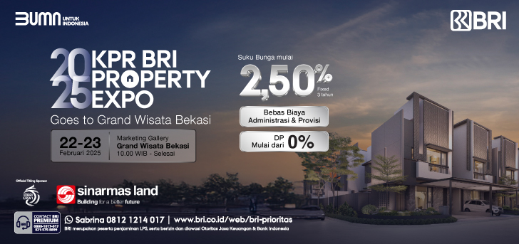 KPR BRI PROPERTY EXPO GRAND WISATA BEKASI