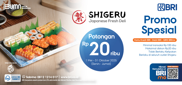 Promo Spesial Shigeru
