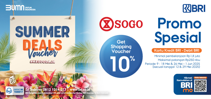 Promo Spesial SOGO Summer Deals