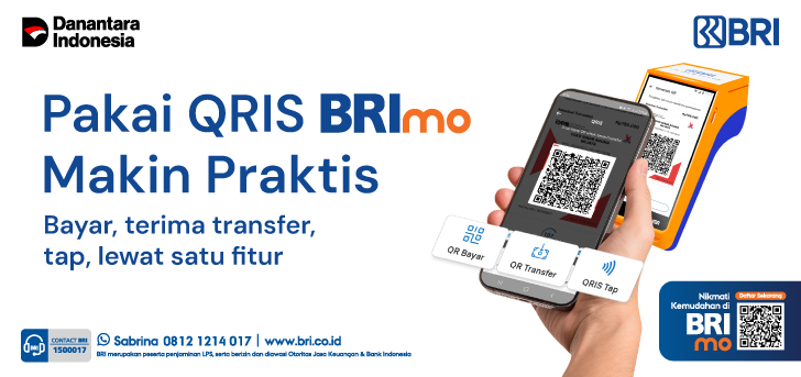 Transaksi Makin Praktis Pakai QRIS di BRImo
