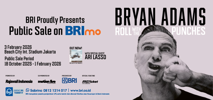 Promo Tiket Bryan Adams di BRImo