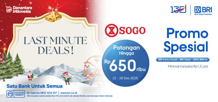 Promo Spesial Sogo Last Minutes Deals