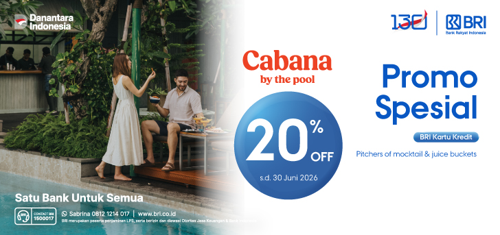 Promo Spesial Cabana 25h