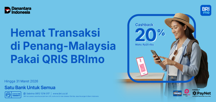 Promo Spesial Cashback Pakai QRIS BRImo di Penang