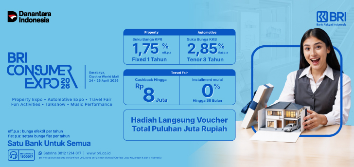 BRI Consumer Expo 2026 di Surabaya