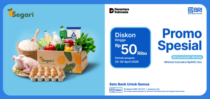 Promo Spesial BRI -  Segari  Payday