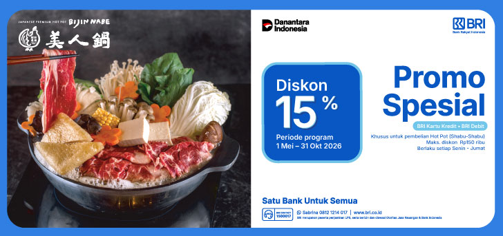 Promo Spesial BRI - Bijinnabe