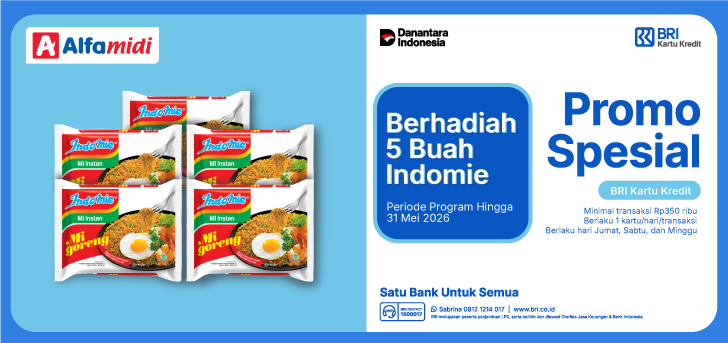 Promo Spesial BRI - Alfamidi Mei