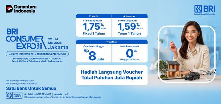 BRI Consumer Expo 2026 di Jakarta