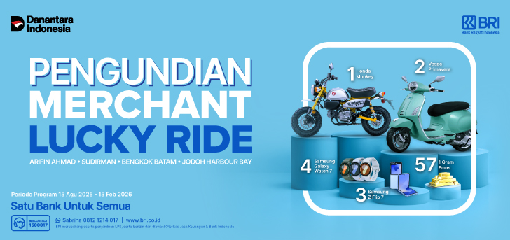 Pengumuman Pemenang Merchant Lucky Ride Pekanbaru (Arifin Ahmad, Sudirman, Bengkong Batam, dan Jodoh Harbour Bay)