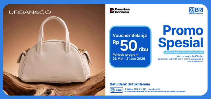 Promo Spesial BRI - Urban n Co Mei