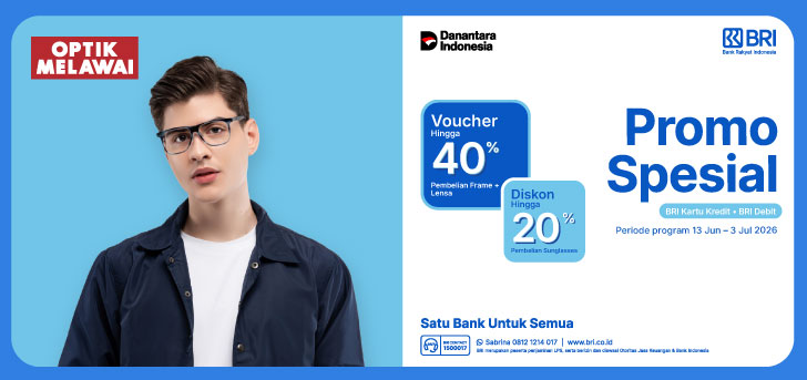 Promo Spesial BRI - Optik Melawai