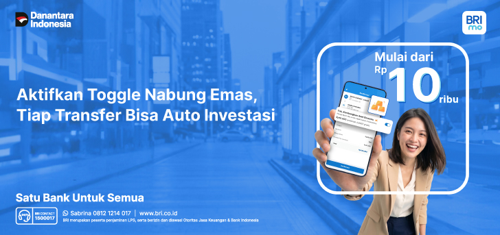 Aktifkan Toggle Nabung Emas, Tiap Transfer Bisa Auto Investasi