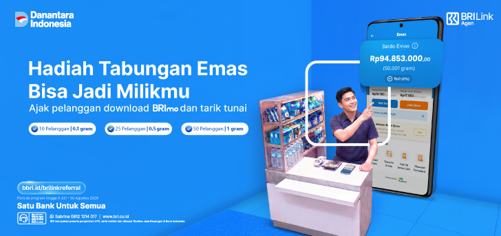 Ajak Nasabah Download BRImo dan Raih Insentif Menarik!