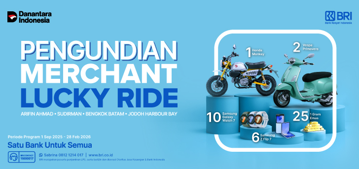 Pengumuman Pemenang Merchant Lucky Ride Lampung (Raden Intan Kartini, Pahoman, dan Teluk Betung)
